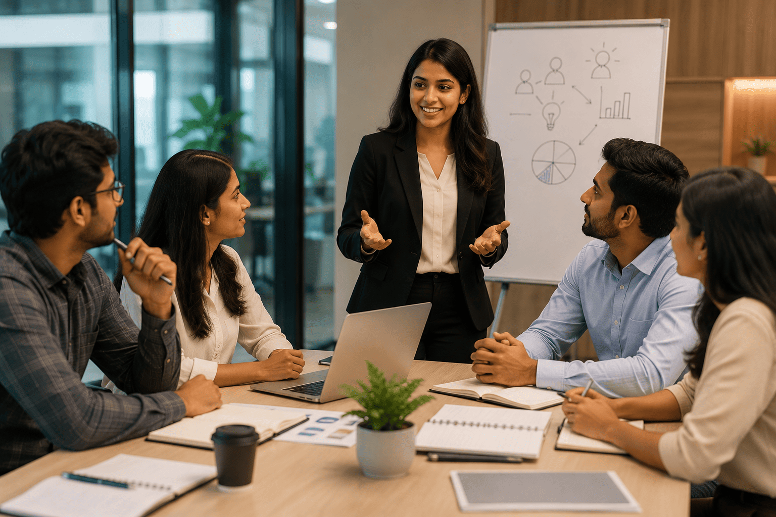 Professionals in discussion - Soft Skill Training Programs